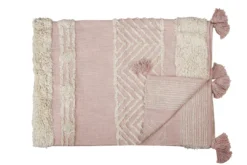 Casa Amarosa Desert Rose Tufted Throw Blanket