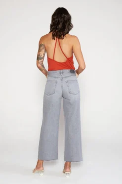 ÉTICA Devon Wide Leg Crop Jeans - Moonstone New Arrivals