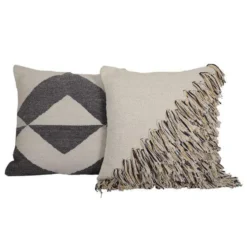 Casa Amarosa Diagonal Fringe Throw Pillow Cover 7 Casa Amarosa Diagonal Fringe Throw Pillow Cover