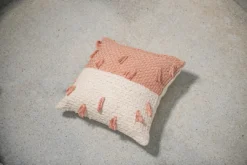 Zuahaza Home Goods Diamond Guayaba Throw Pillow Cover With Tassels