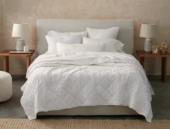 Coyuchi Home Goods Diamond Stitched Comforter 14 Coyuchi Home Goods Diamond Stitched Comforter