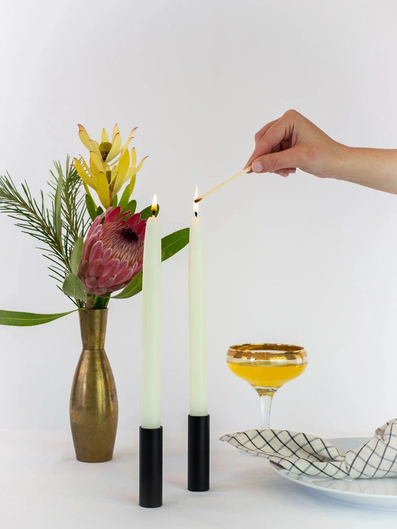Mo&Co Home Best Sellers Dipped Beeswax 10" Taper Candles 8 Mo&Co Home Best Sellers Dipped Beeswax 10" Taper Candles
