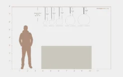 Dounia Home Aria Pendant Light - Gunmetal Handcrafted