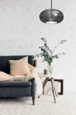 Dounia Home Lila Pendant Light- Gunmetal Lighting