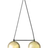 Dounia Home Mishal Chandelier - Brass Lighting
