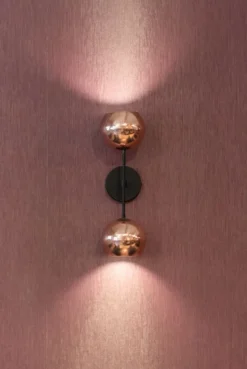 Dounia Home Mishal Dual Globe Wall Sconce Lighting