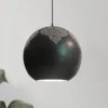 Dounia Home Lighting Najma Trellis Globe Pendant Light - Gunmetal 1 Dounia Home Lighting Najma Trellis Globe Pendant Light - Gunmetal