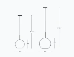 Dounia Home Najma Reversed Pendant Light - Gunmetal Lighting 9 Dounia Home Najma Reversed Pendant Light - Gunmetal Lighting