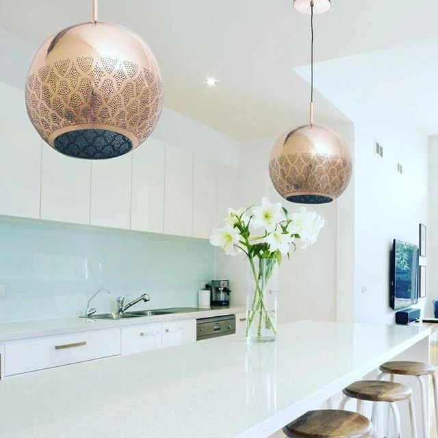 Dounia Home Nur Reversed Pendant Light - Silver 5 Dounia Home Nur Reversed Pendant Light - Silver