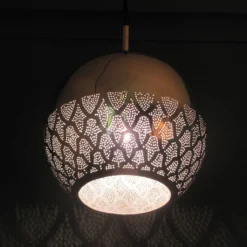Dounia Home Nur Reversed Pendant Light - Silver