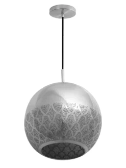 Dounia Home Nur Reversed Pendant Light - Silver