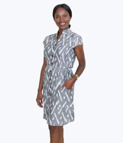 Passion Lilie Driftwood Button-Up Dress