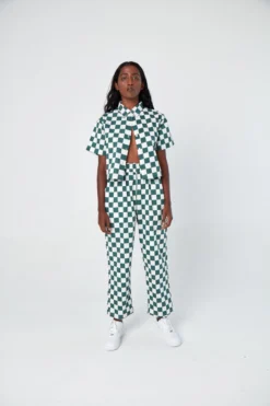 Dushyant Asthana Clothing Seema Chessboard Pants