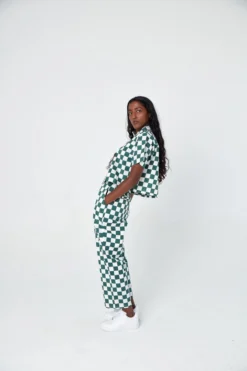 Dushyant Asthana Clothing Seema Chessboard Pants