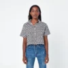 Dushyant Asthana Cami Checkers Crop Shirt Clothing