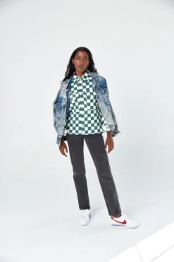 Dushyant Asthana Sophia Chessboard Over Shirt