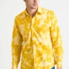 Dushyant Asthana Men's Amir Long Sleeve Shirt - Citrus