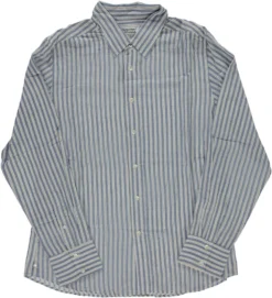 Dushyant Asthana Men's Amir Shirt - Blue Stripes