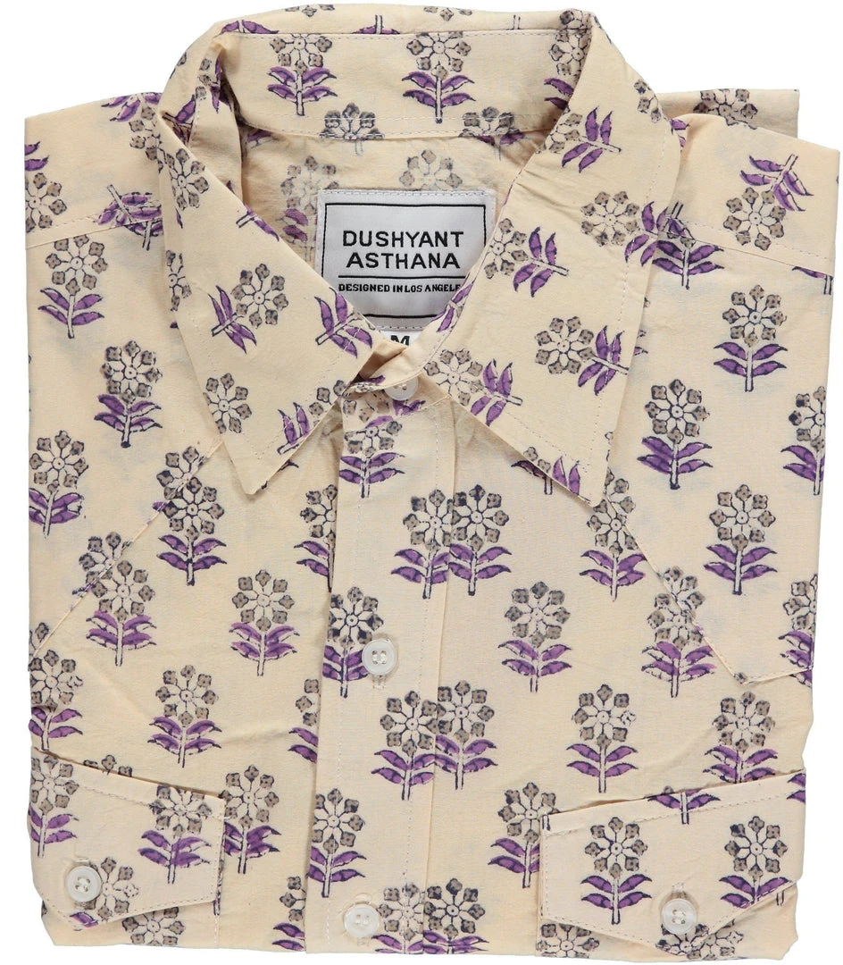 Dushyant Asthana Men's Bandit Western Shirt - Floral Print 5 Dushyant Asthana Men's Bandit Western Shirt - Floral Print