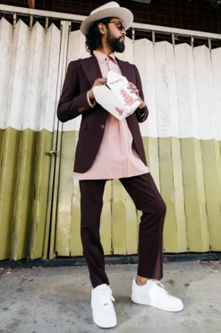 Dushyant Asthana Men's Kameez Oversized Shirt - Cameo Pink