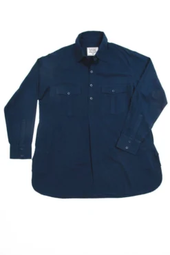 Dushyant Asthana Men's Kameez Oversized Shirt - Mood Indigo