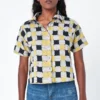 Dushyant Asthana Clothing Michelle Chessboard Short Sleeve Shirt
