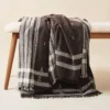 Studio Variously Ebony Throw Blanket Home Goods