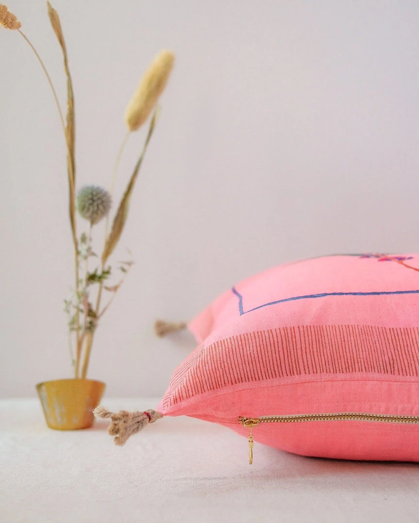 Soil To Studio Eli Linen Throw Pillow Cover - Bright Pink Best Sellers 7 Soil To Studio Eli Linen Throw Pillow Cover - Bright Pink Best Sellers