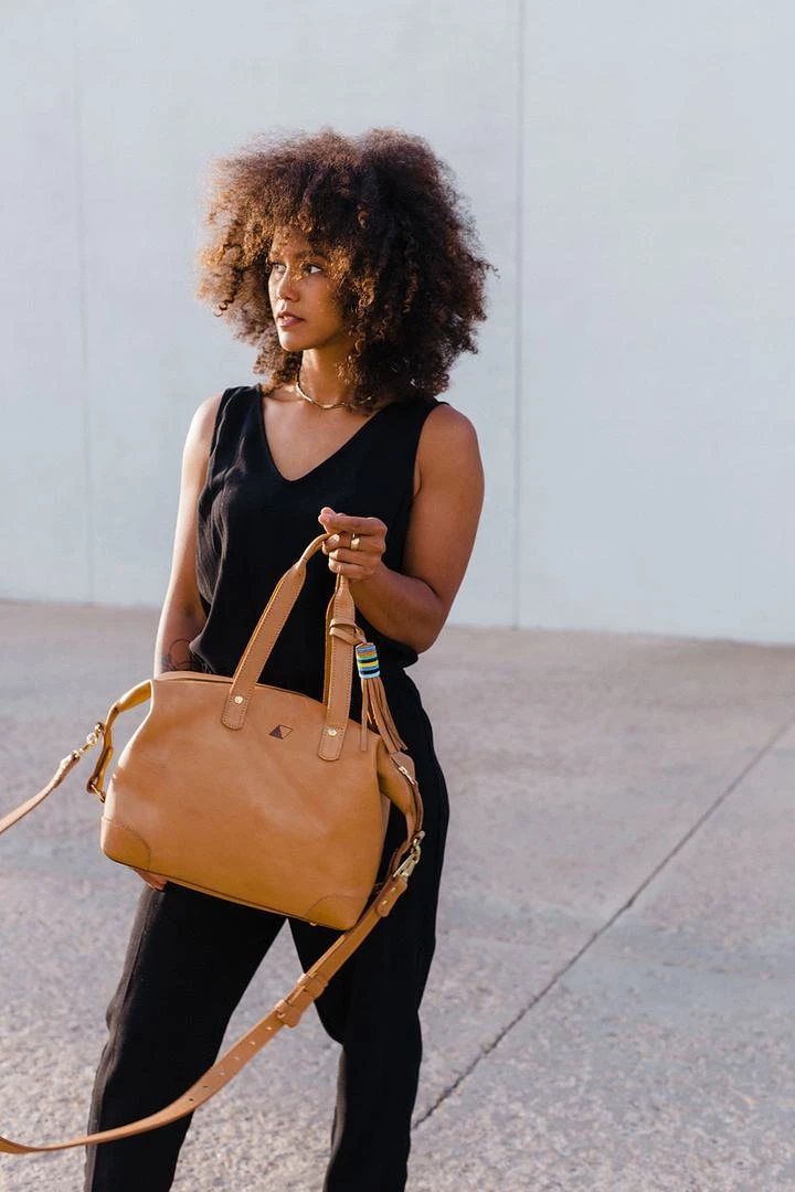 Abby Alley Ellen Handbag - Tan 4 Abby Alley Ellen Handbag - Tan