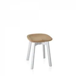 Emeco Su Small Stool - Aluminum Frame