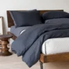 Area Home Emile Linen Duvet Cover - Moon Home Goods 2 Area Home Emile Linen Duvet Cover - Moon Home Goods