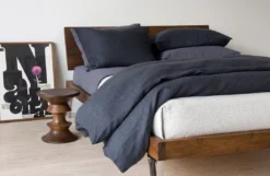 Area Home Emile Linen Duvet Cover - Moon Home Goods