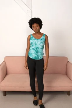 North Of West Emily Tie Dye Tank Top - Atlantic Sale