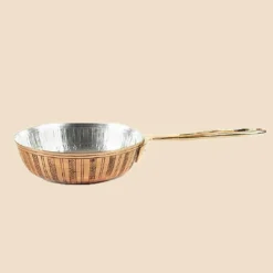 Amoretti Brothers Engraved Recycled Copper Frying Pan