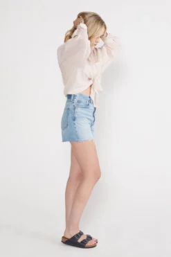 ÉTICA New Arrivals Fern High Rise Short - Rip Current