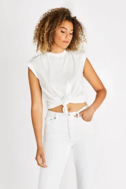 ÉTICA Gemma Tie Front Tee