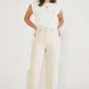 ÉTICA New Arrivals Iris Relaxed Taper Jean - Natural