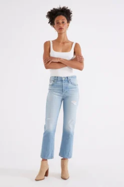 ÉTICA New Arrivals Josie High Rise Crop Jean 10 ÉTICA New Arrivals Josie High Rise Crop Jean