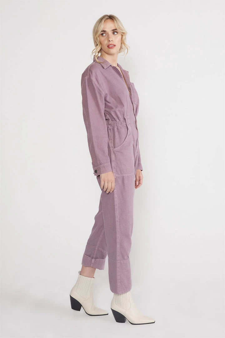ÉTICA New Arrivals Kingsley Utility Jumpsuit - Purple Dove 4 ÉTICA New Arrivals Kingsley Utility Jumpsuit - Purple Dove