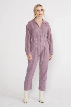 ÉTICA New Arrivals Kingsley Utility Jumpsuit - Purple Dove