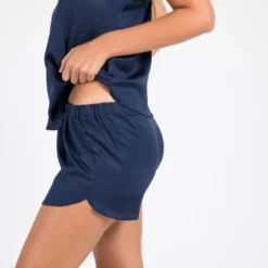 Ettitude Bamboo Lyocell Shortie - Blue Nights