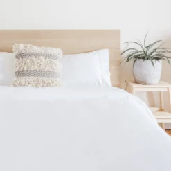 Ettitude Sustainable Materials Bamboo Twill Duvet Cover - Cloud