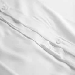 Ettitude Sustainable Materials Bamboo Twill Duvet Cover - Cloud