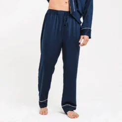 Ettitude Men's Bamboo Lyocell Pajama Pants - Blue Nights 7 Ettitude Men's Bamboo Lyocell Pajama Pants - Blue Nights
