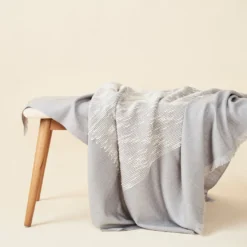 Studio Variously Flo Merino Throw Blanket Home Goods