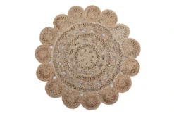 Casa Amarosa Flora Jute Rug Home Goods
