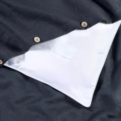 Sijo French Linen Duvet Cover - Pebble 9 Sijo French Linen Duvet Cover - Pebble