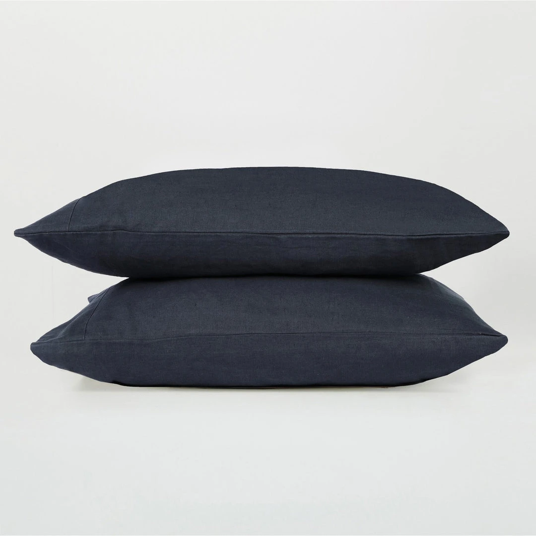 Sijo Home Goods French Linen Pillowcase Set - Pebble 3 Sijo Home Goods French Linen Pillowcase Set - Pebble