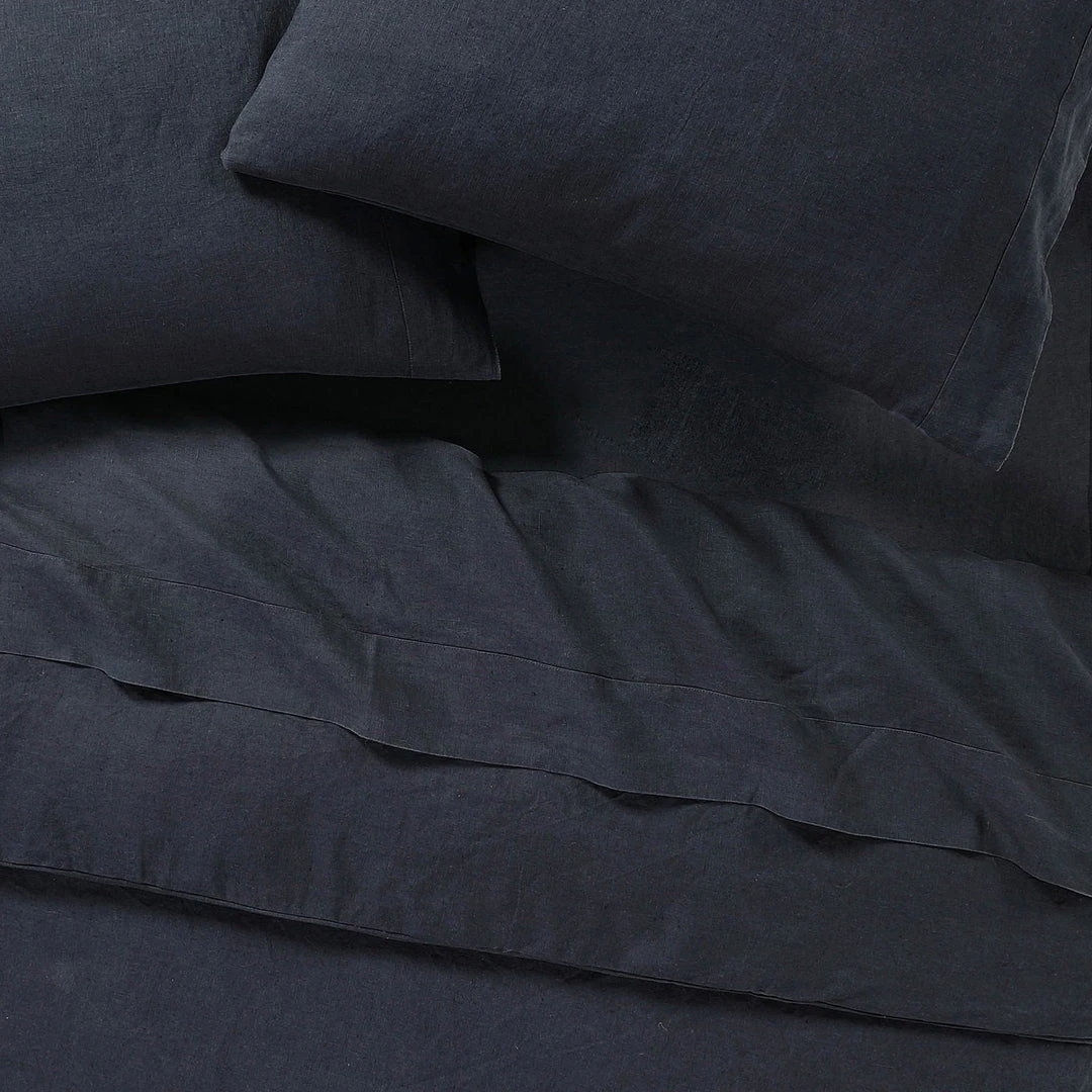 Sijo Home Goods French Linen Pillowcase Set - Pebble 5 Sijo Home Goods French Linen Pillowcase Set - Pebble