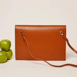 Allégorie Accessories Gala Apple Leather Tech Folio Bag